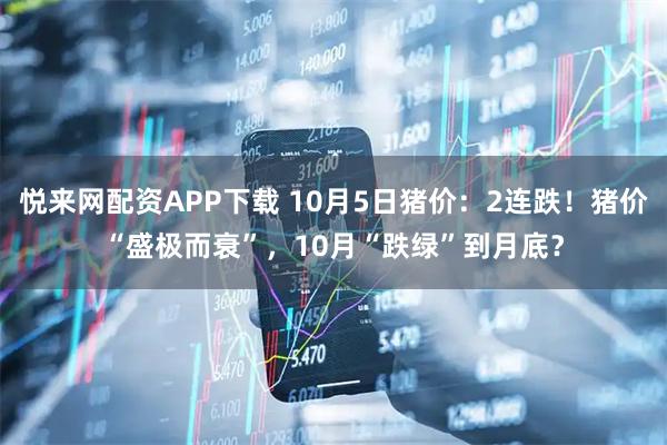 悦来网配资APP下载 10月5日猪价：2连跌！猪价“盛极而衰”，10月“跌绿”到月底？